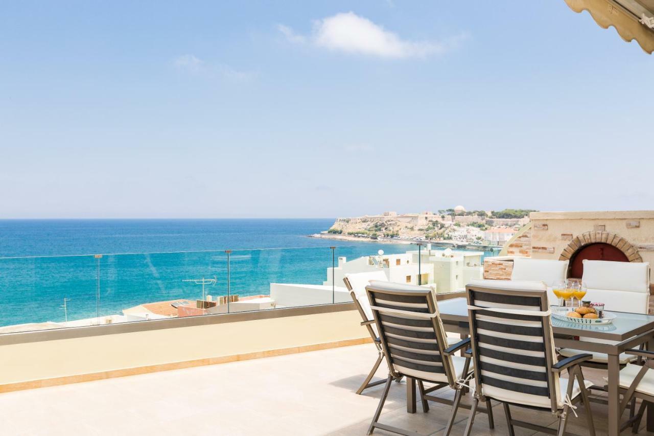 Appartamento Elytis Panoramic View Rethymno Esterno foto