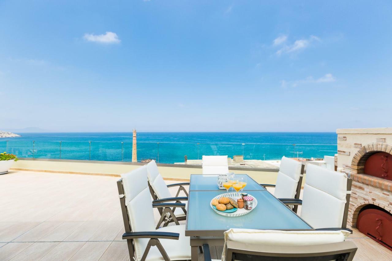 Appartamento Elytis Panoramic View Rethymno Esterno foto
